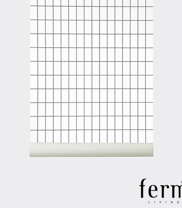 promo 194 papier-peint grid - black & white