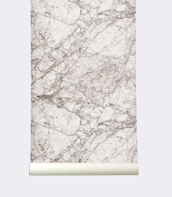 promo 162 papier peint - marbre gris