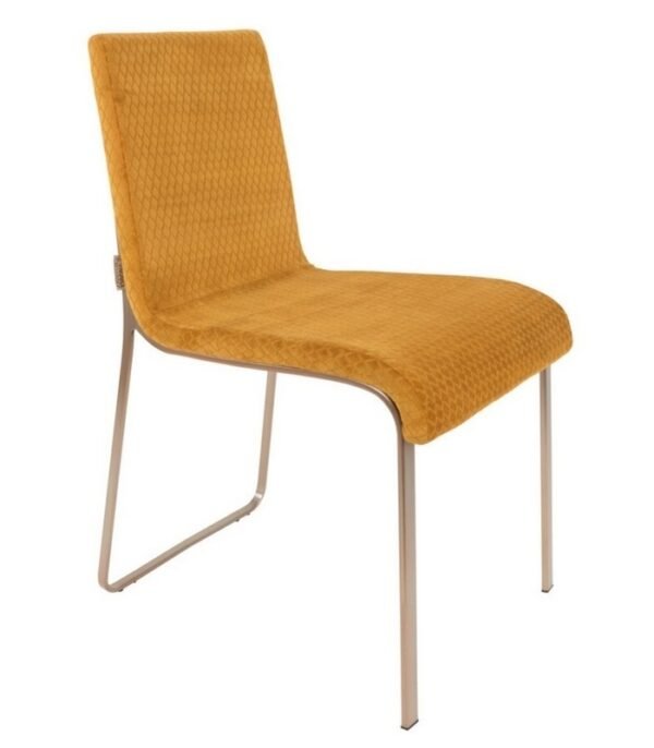 promo 130 chaise vintage - noir/or rose