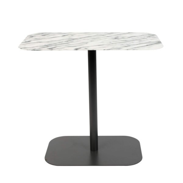 promo 262 table d'appoint snow marbre rectangle