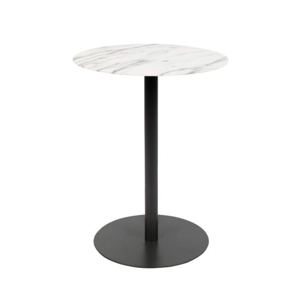 promo 139 table d’appoint snow marbre - rond s