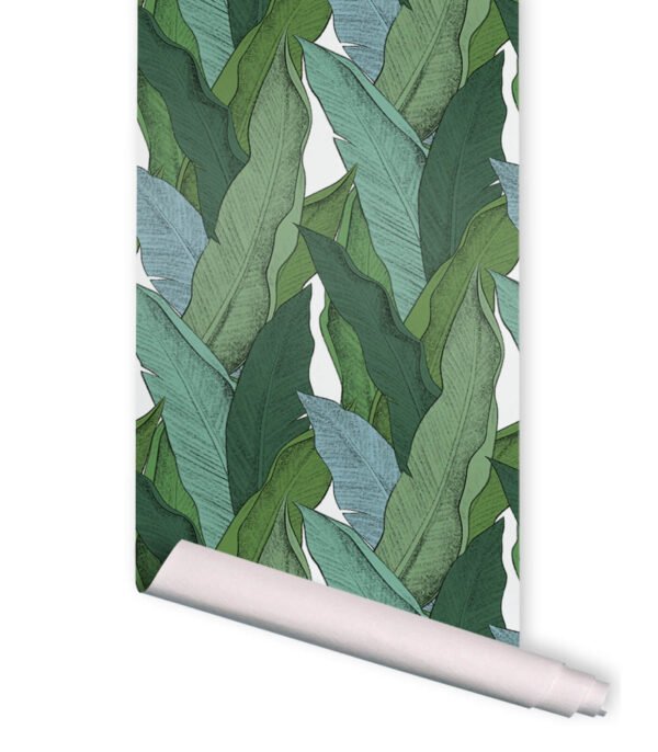 promo 64 papier-peint leaf- 10 m x 53 cm
