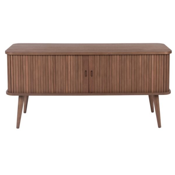 promo 53 buffet/meuble tv barbier - l 120 x h 57,5 cm - coulissant