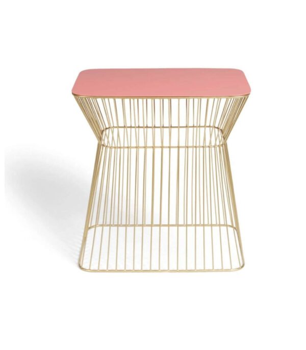promo 122 table d'appoint no offence - l 45 x h 48 cm - rose