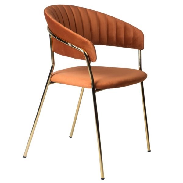 promo 180 chaise jojo - velours terracota