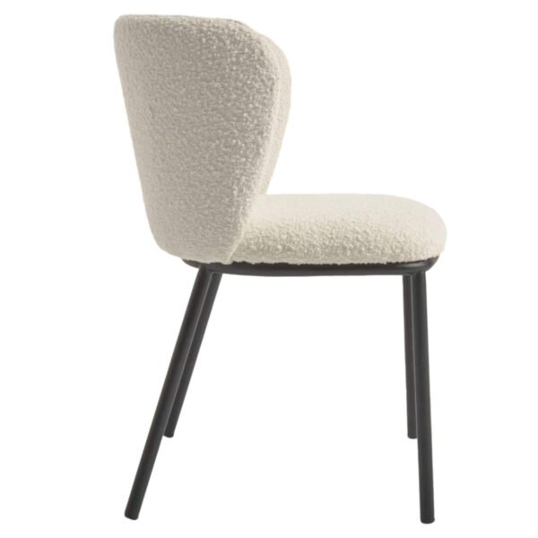 promo 184 chaise lana - bouclette - écru - anti-tâche