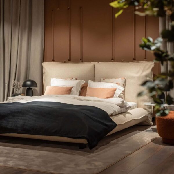 home 13 lit moya - 180 x 200 cm - alice cream - furninova