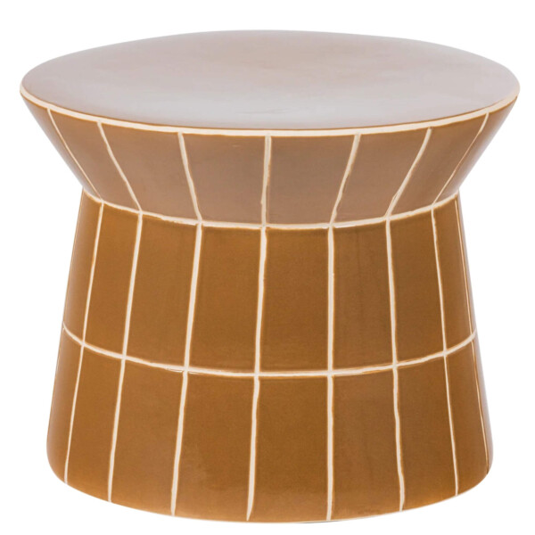 home 33 table basse/appoint plu - honey - ø 38 x h 30 cm